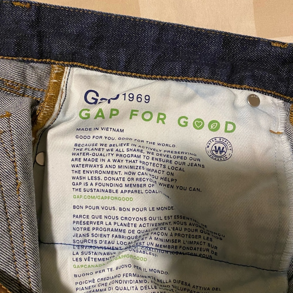 Mens Gap skinny dark blue jeans - Picture 7 of 7